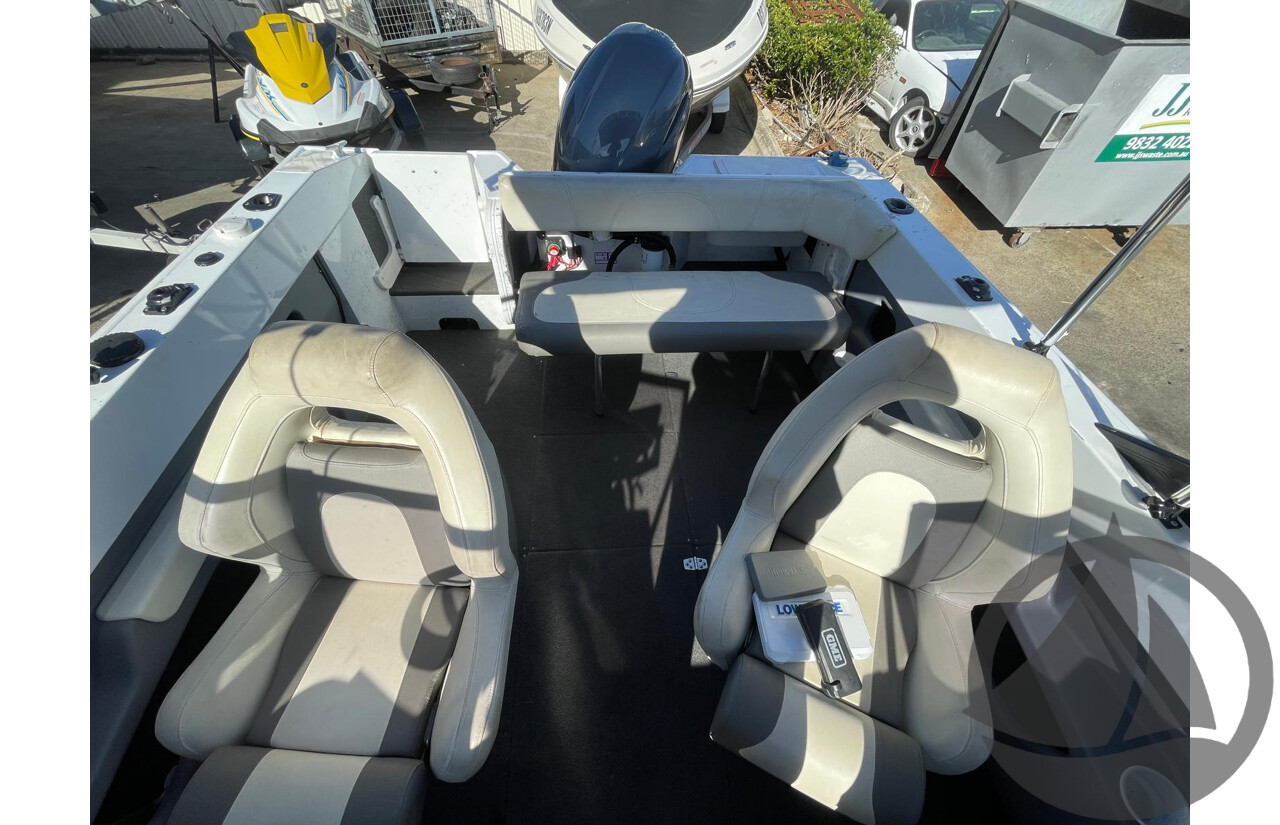 NO RESERVE - 2019 Quintrex 550 Freestyler, 130HP Yamaha 4 Stroke