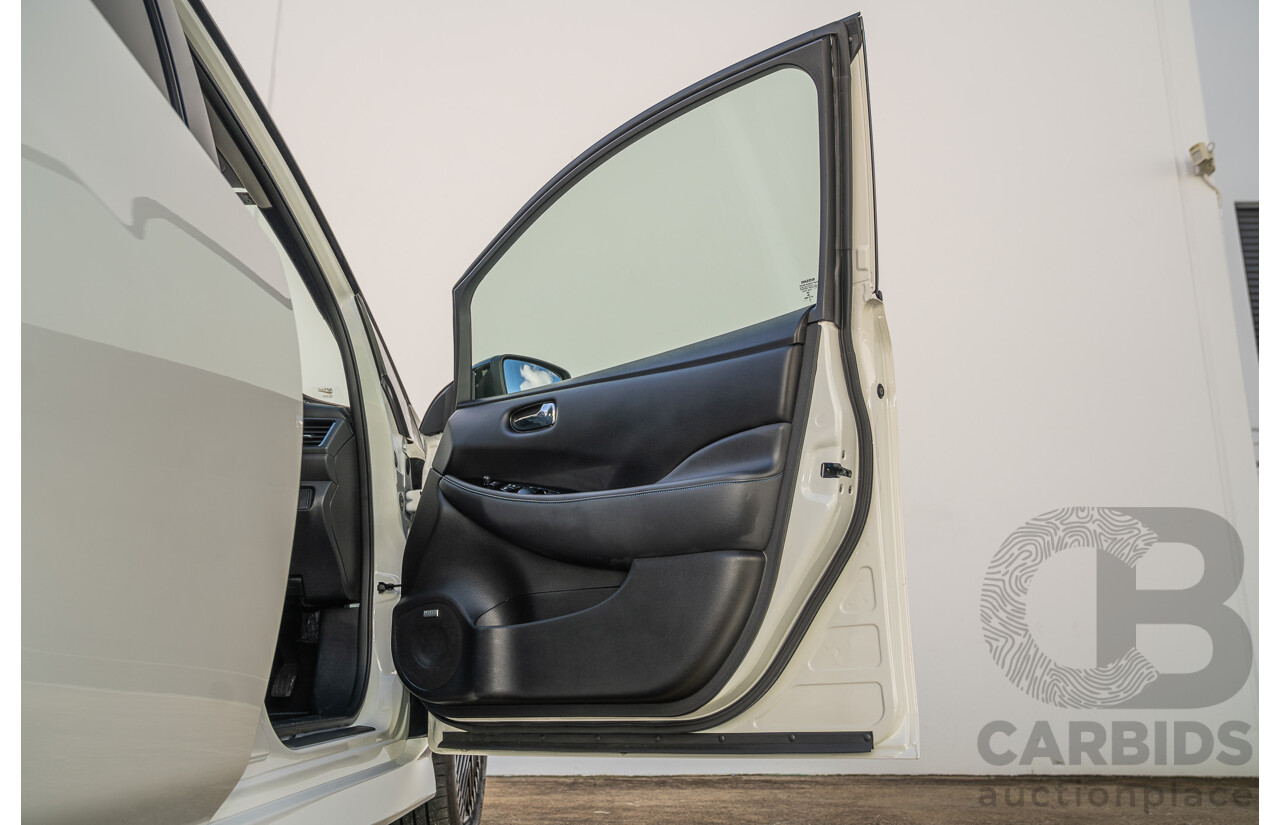 04/2023 Nissan Leaf EV ZE1 MY23 4d Hatchback Ivory Pearl White Battery Electric Vehicle 110kw