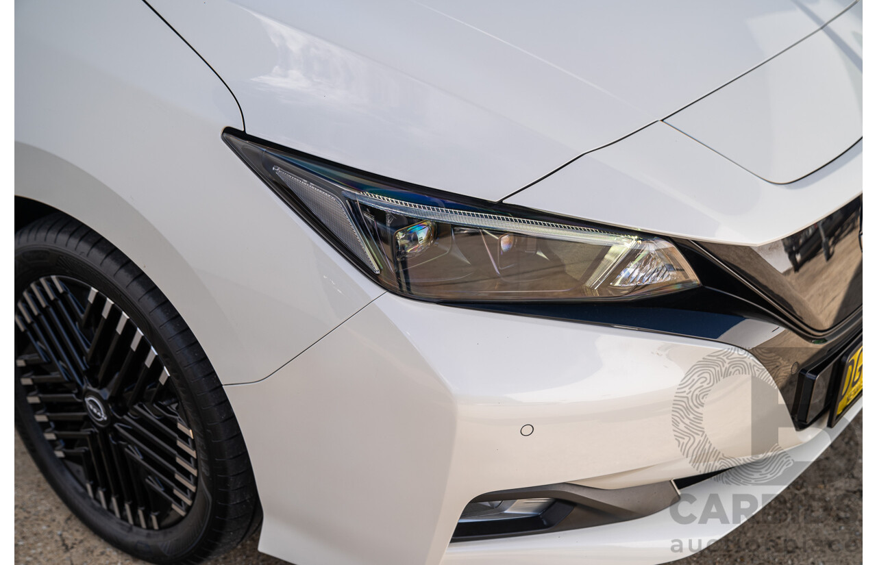 04/2023 Nissan Leaf EV ZE1 MY23 4d Hatchback Ivory Pearl White Battery Electric Vehicle 110kw