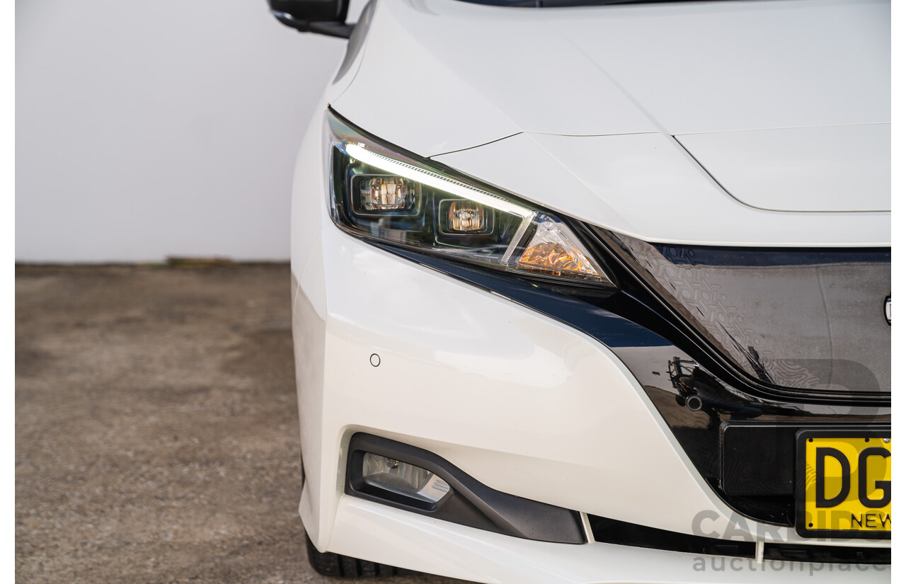 04/2023 Nissan Leaf EV ZE1 MY23 4d Hatchback Ivory Pearl White Battery Electric Vehicle 110kw