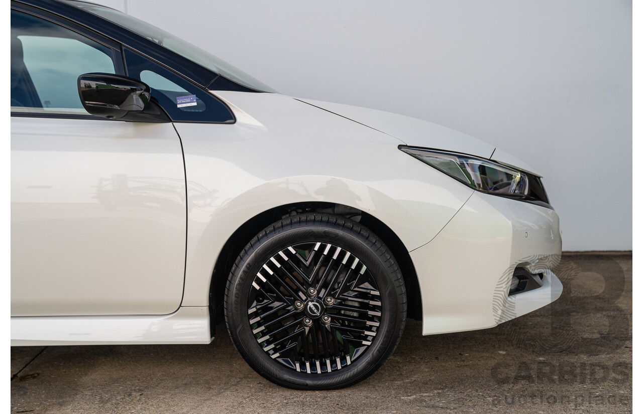 04/2023 Nissan Leaf EV ZE1 MY23 4d Hatchback Ivory Pearl White Battery Electric Vehicle 110kw
