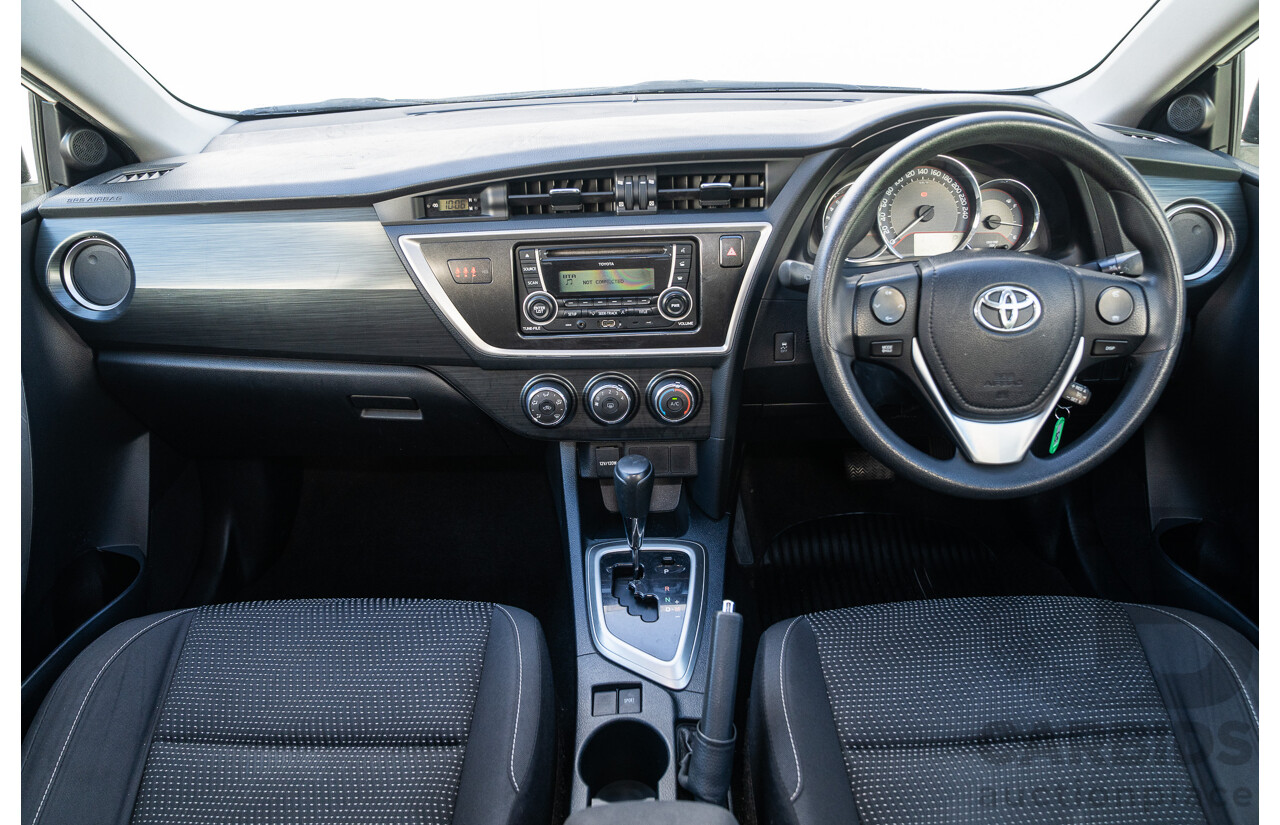 3/2015 Toyota Corolla Ascent ZRE172R 4d Sedan Glacier White 1.8L