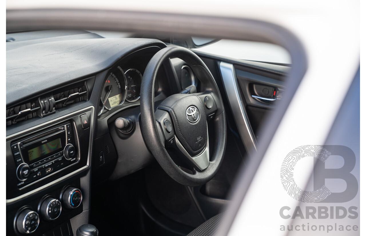 3/2015 Toyota Corolla Ascent ZRE172R 4d Sedan Glacier White 1.8L