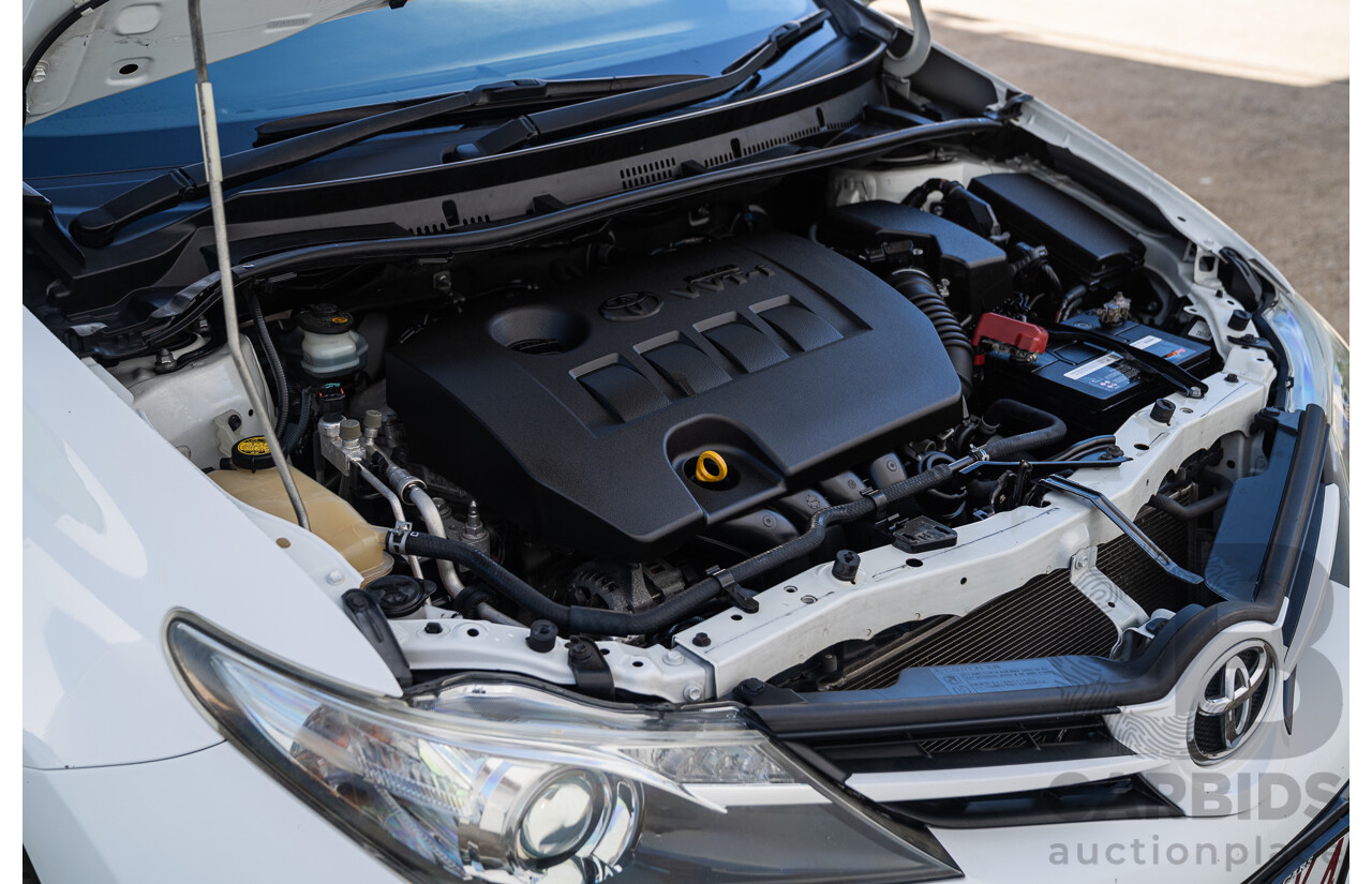 3/2015 Toyota Corolla Ascent ZRE172R 4d Sedan Glacier White 1.8L