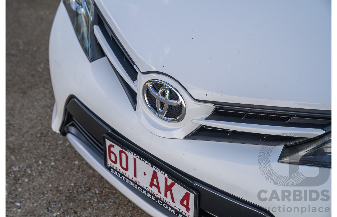 3/2015 Toyota Corolla Ascent ZRE172R 4d Sedan Glacier White 1.8L