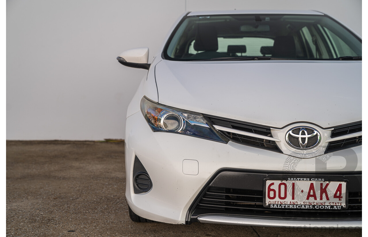 3/2015 Toyota Corolla Ascent ZRE172R 4d Sedan Glacier White 1.8L
