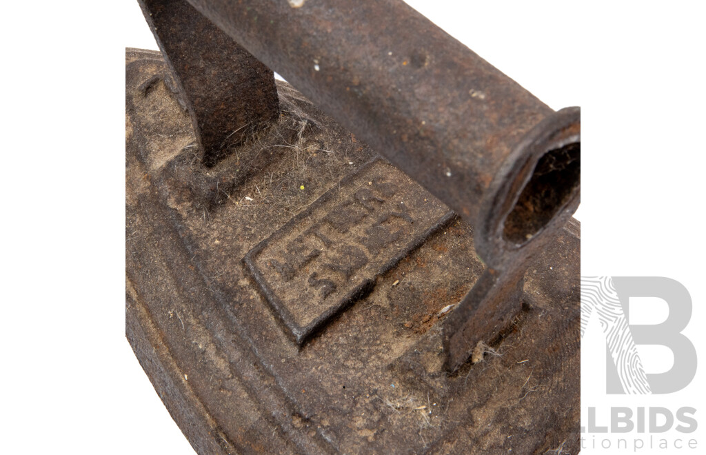 Collection of Four Turn of the Century Cast Metal Irons