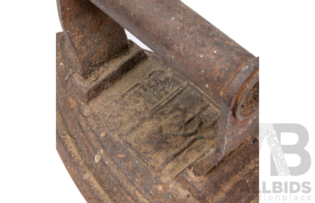Collection of Four Turn of the Century Cast Metal Irons