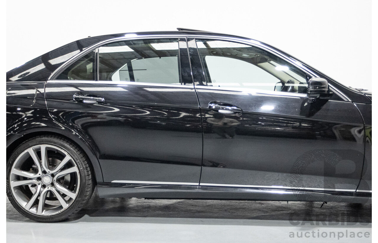 12/2015 Mercedes-Benz E400 212 MY15 4d Sedan Obsidian Black Metallic Twin Turbo V6 3.0L