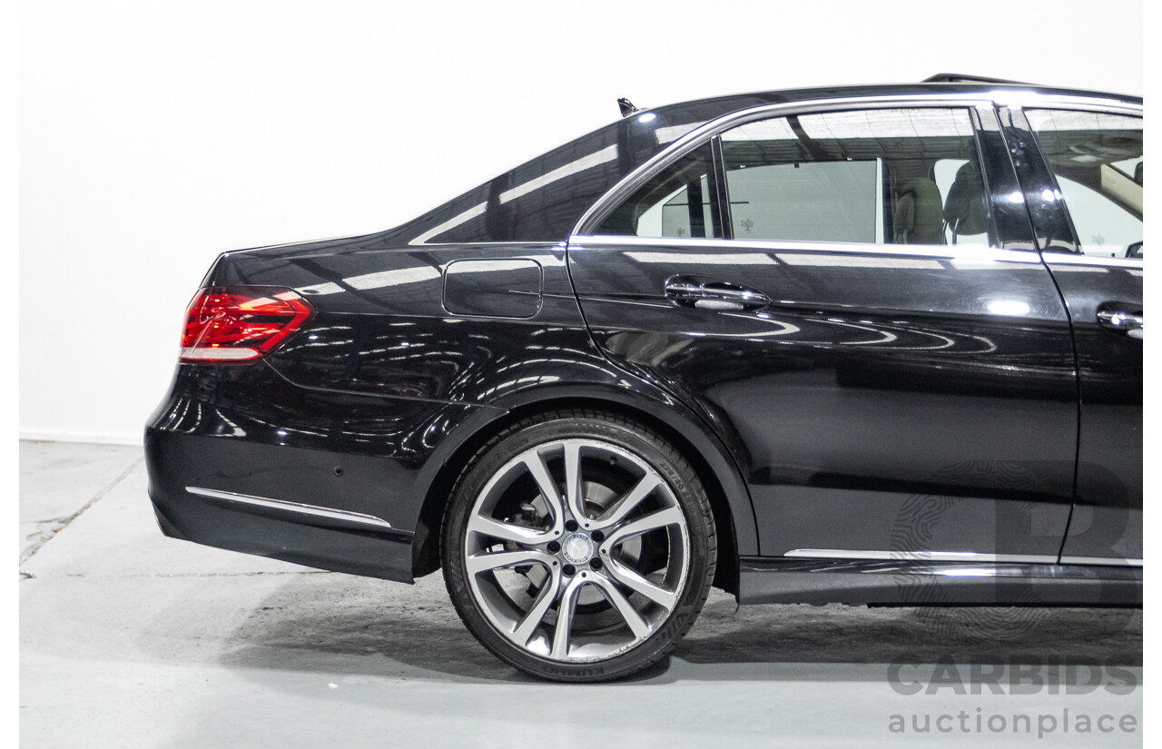 12/2015 Mercedes-Benz E400 212 MY15 4d Sedan Obsidian Black Metallic Twin Turbo V6 3.0L