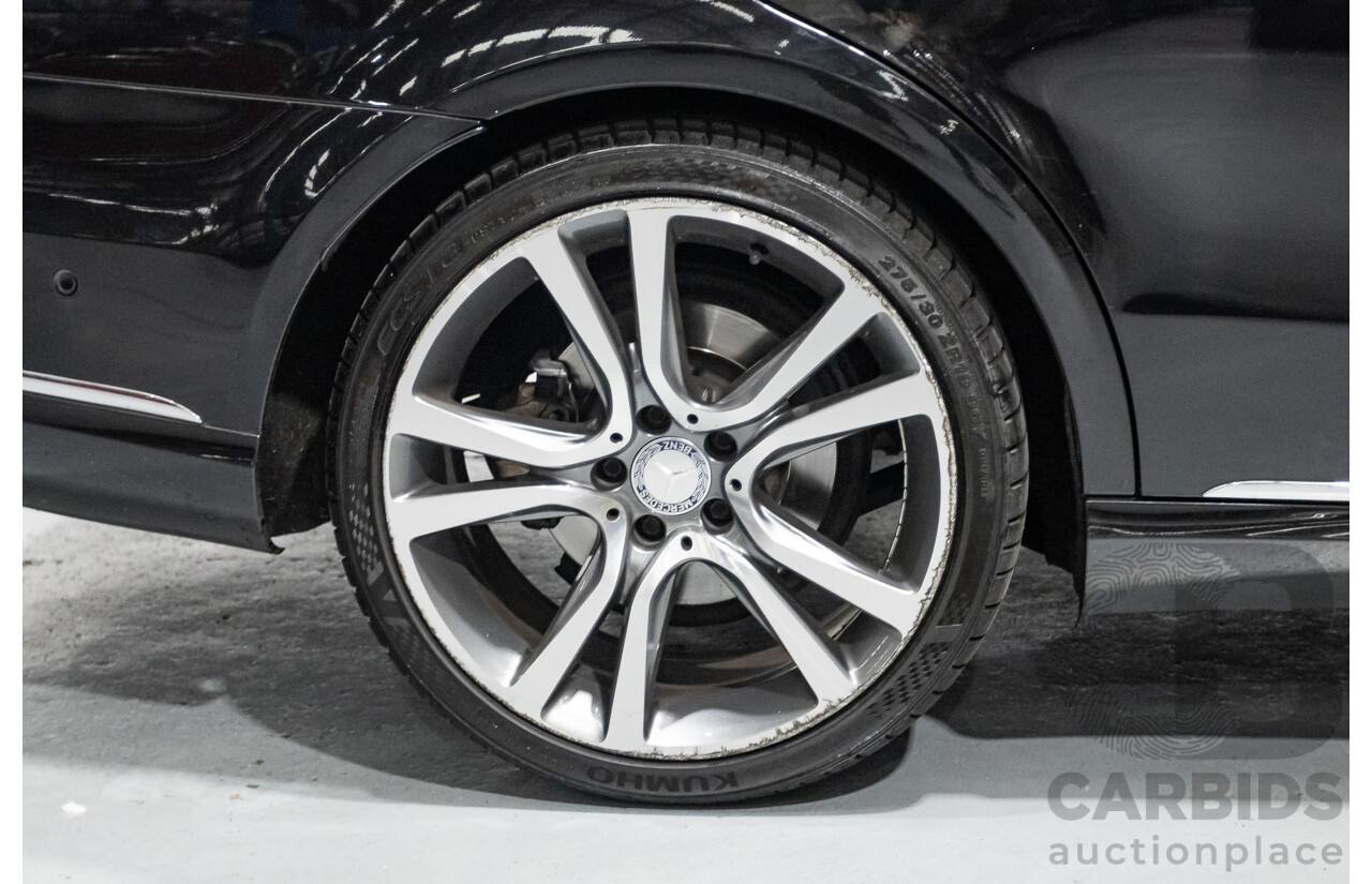 12/2015 Mercedes-Benz E400 212 MY15 4d Sedan Obsidian Black Metallic Twin Turbo V6 3.0L