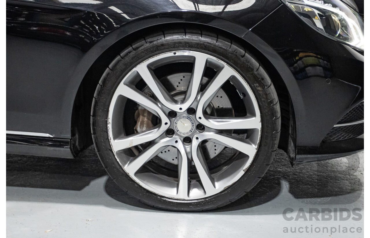 12/2015 Mercedes-Benz E400 212 MY15 4d Sedan Obsidian Black Metallic Twin Turbo V6 3.0L