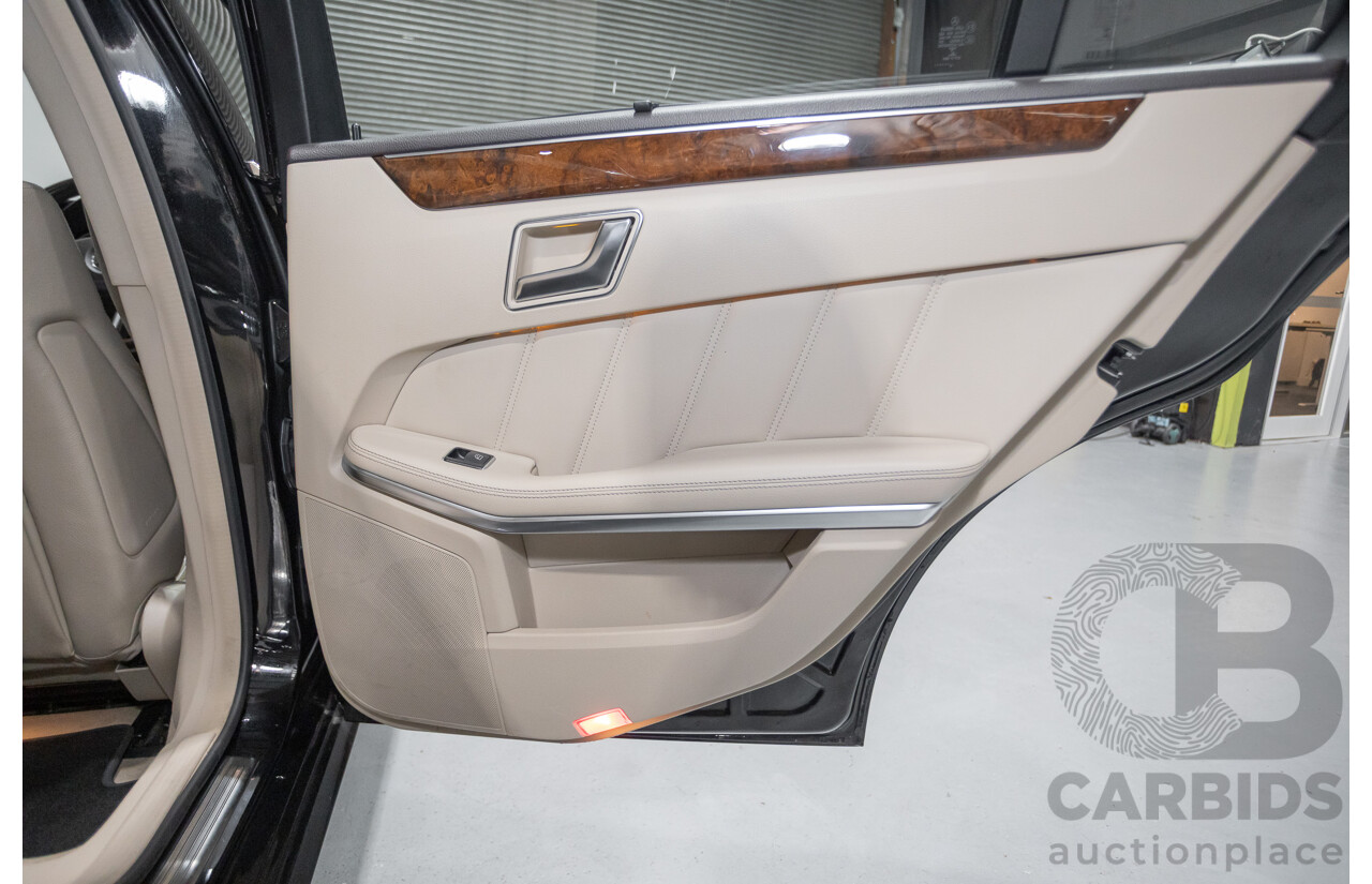 12/2015 Mercedes-Benz E400 212 MY15 4d Sedan Obsidian Black Metallic Twin Turbo V6 3.0L