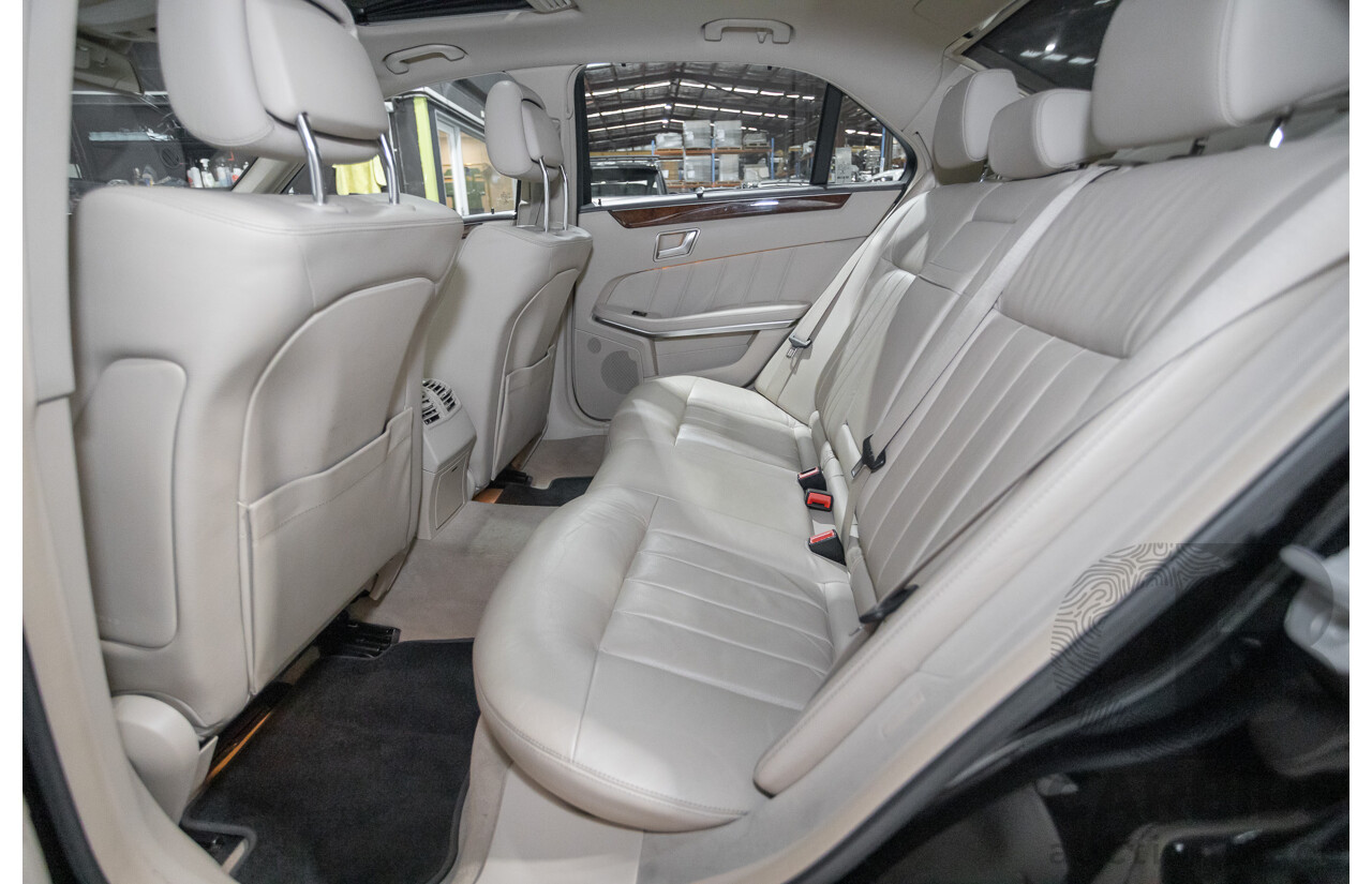 12/2015 Mercedes-Benz E400 212 MY15 4d Sedan Obsidian Black Metallic Twin Turbo V6 3.0L