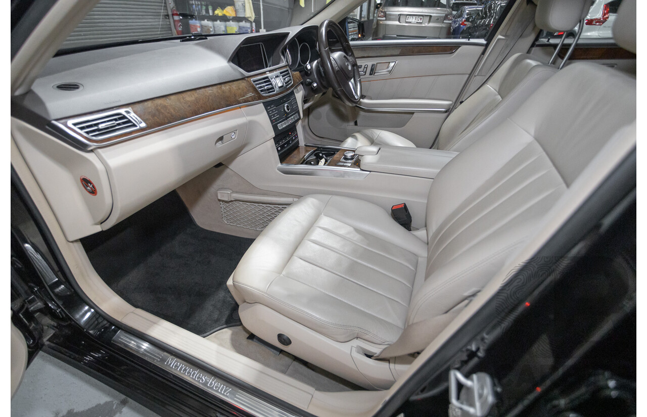 12/2015 Mercedes-Benz E400 212 MY15 4d Sedan Obsidian Black Metallic Twin Turbo V6 3.0L