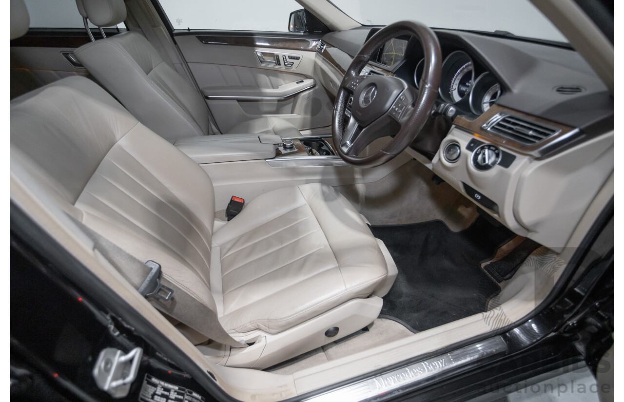 12/2015 Mercedes-Benz E400 212 MY15 4d Sedan Obsidian Black Metallic Twin Turbo V6 3.0L