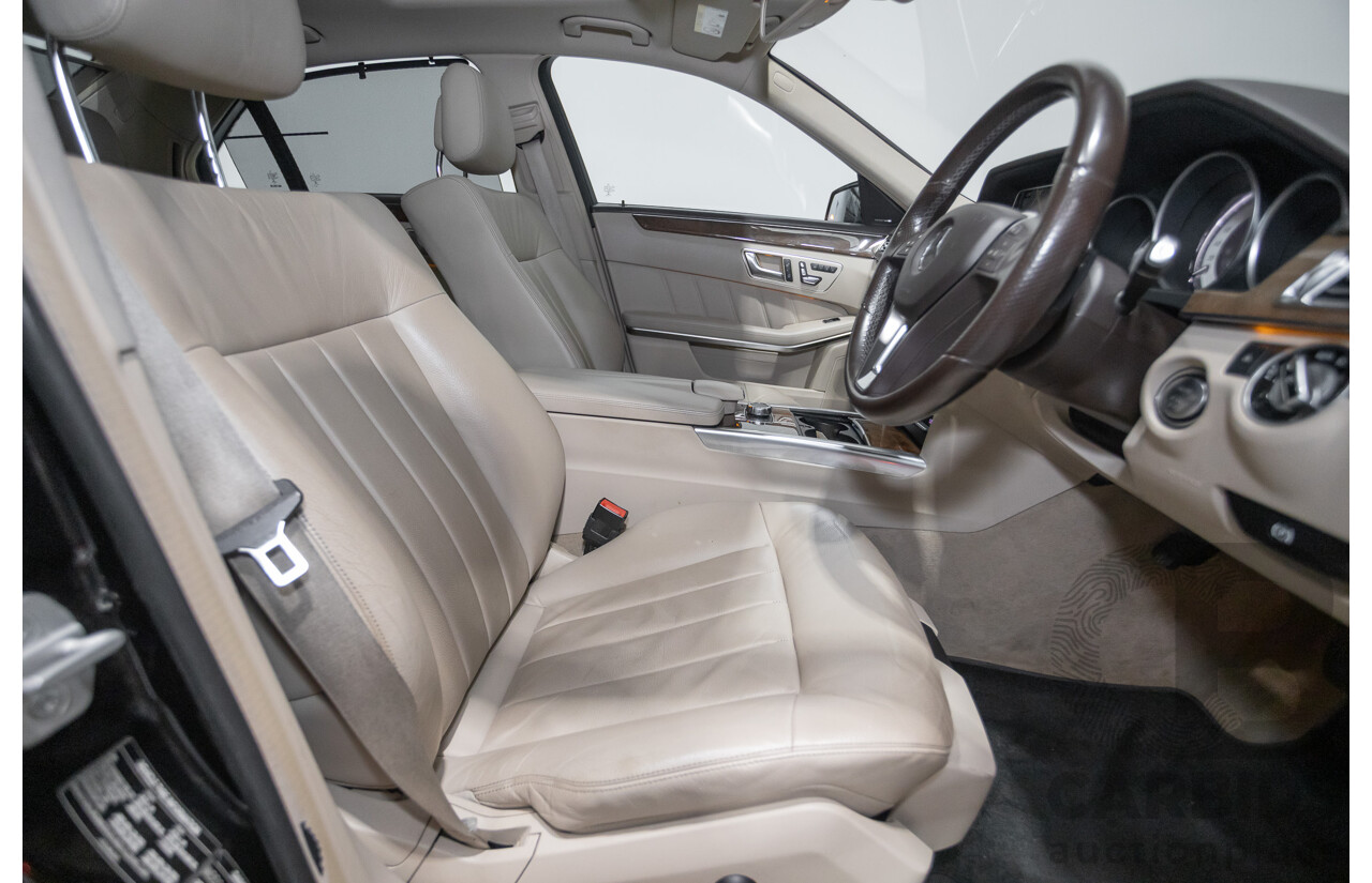 12/2015 Mercedes-Benz E400 212 MY15 4d Sedan Obsidian Black Metallic Twin Turbo V6 3.0L
