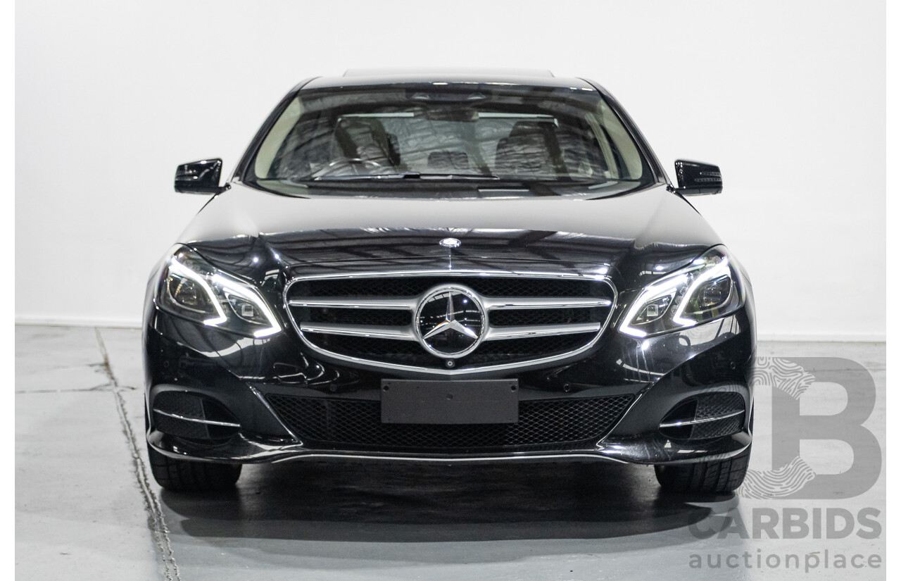 12/2015 Mercedes-Benz E400 212 MY15 4d Sedan Obsidian Black Metallic Twin Turbo V6 3.0L