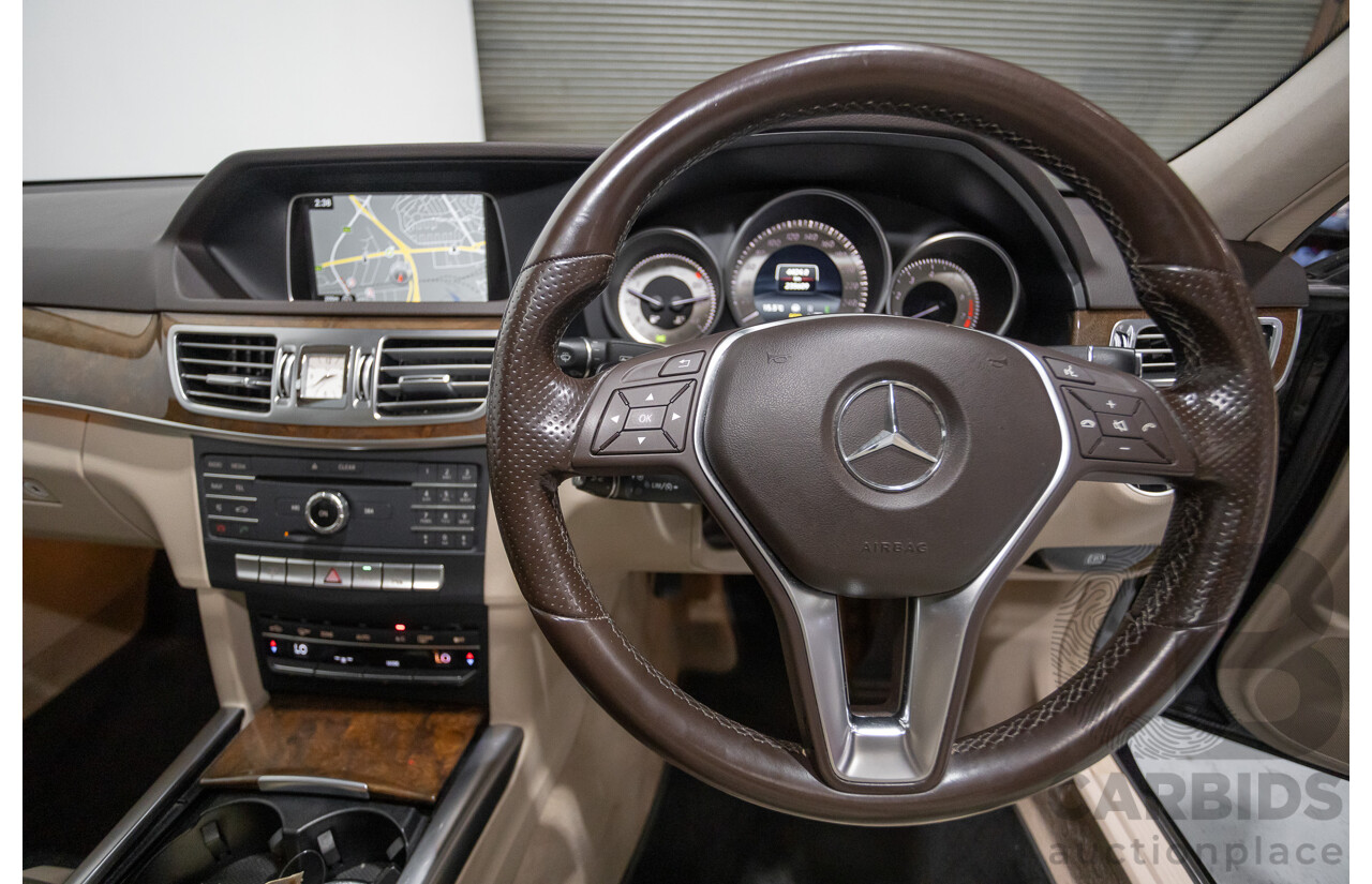 12/2015 Mercedes-Benz E400 212 MY15 4d Sedan Obsidian Black Metallic Twin Turbo V6 3.0L