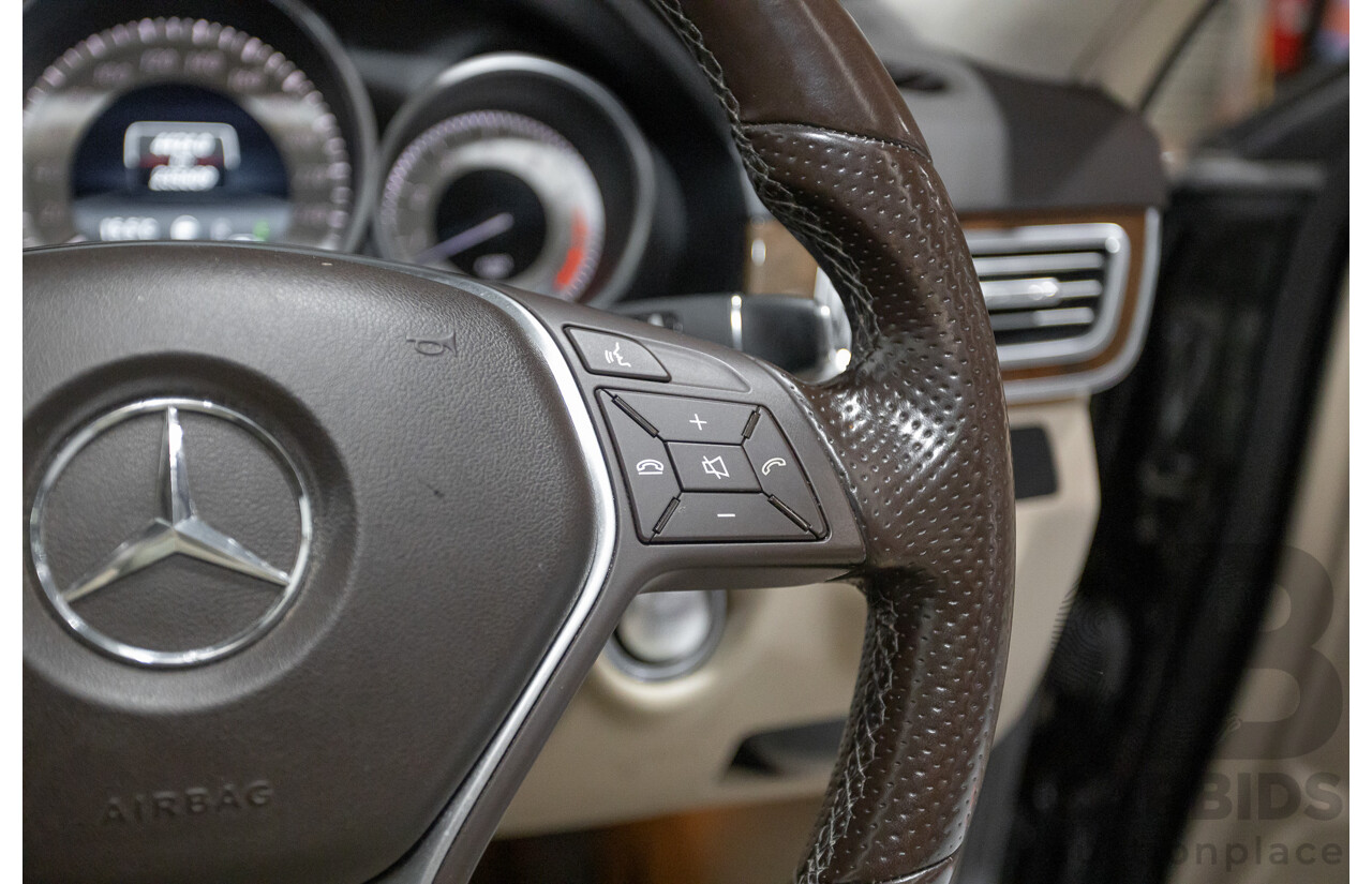 12/2015 Mercedes-Benz E400 212 MY15 4d Sedan Obsidian Black Metallic Twin Turbo V6 3.0L