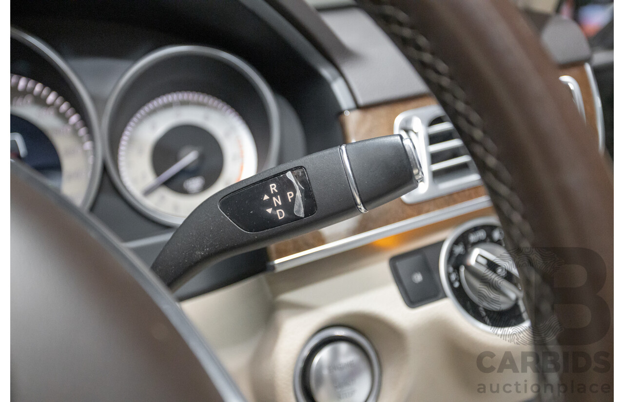 12/2015 Mercedes-Benz E400 212 MY15 4d Sedan Obsidian Black Metallic Twin Turbo V6 3.0L