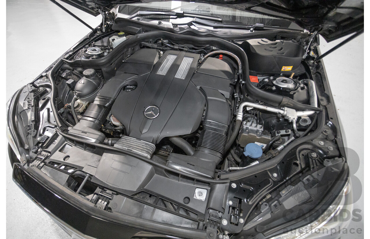 12/2015 Mercedes-Benz E400 212 MY15 4d Sedan Obsidian Black Metallic Twin Turbo V6 3.0L