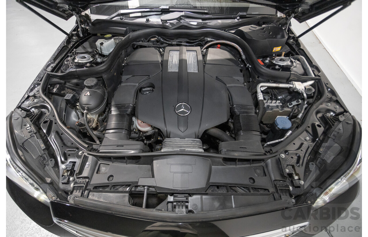 12/2015 Mercedes-Benz E400 212 MY15 4d Sedan Obsidian Black Metallic Twin Turbo V6 3.0L