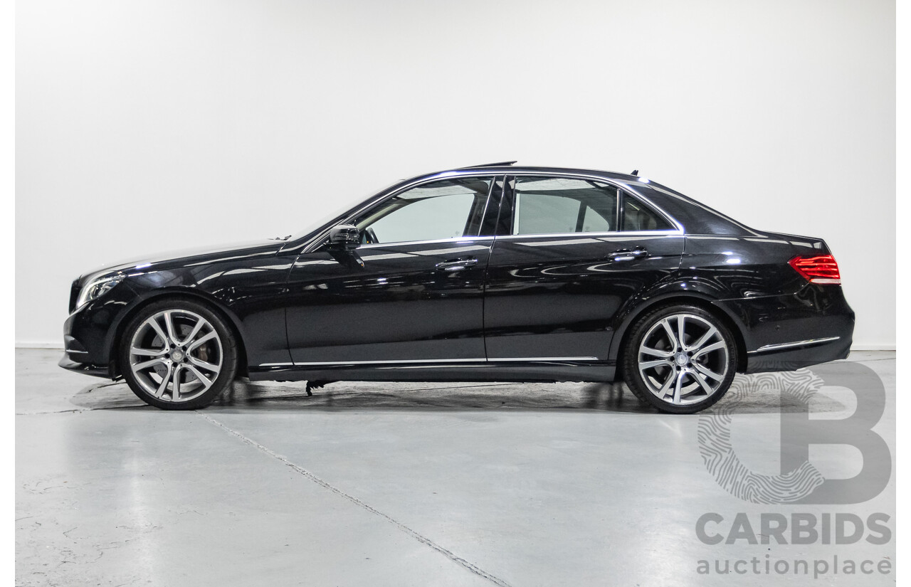 12/2015 Mercedes-Benz E400 212 MY15 4d Sedan Obsidian Black Metallic Twin Turbo V6 3.0L