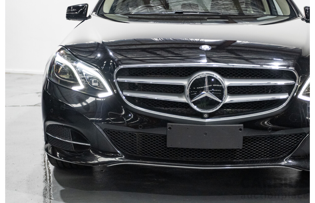 12/2015 Mercedes-Benz E400 212 MY15 4d Sedan Obsidian Black Metallic Twin Turbo V6 3.0L