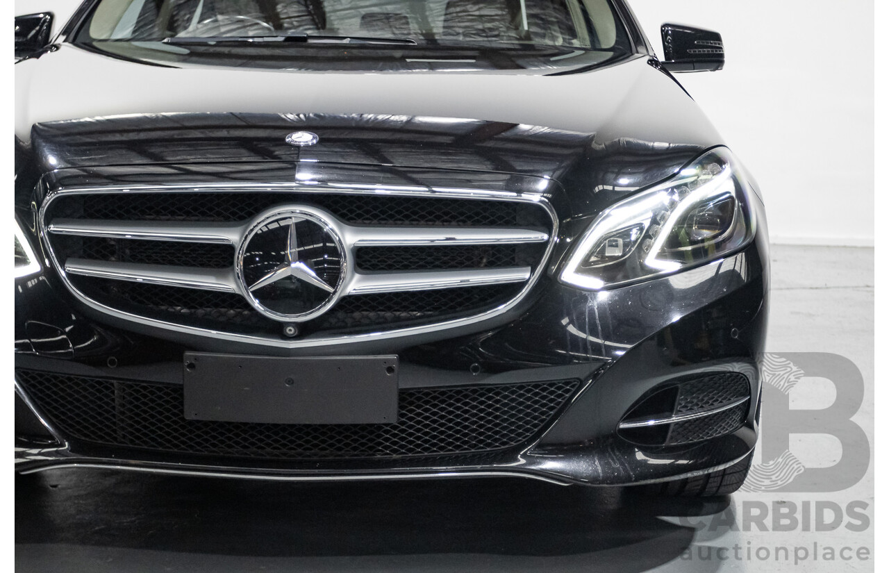 12/2015 Mercedes-Benz E400 212 MY15 4d Sedan Obsidian Black Metallic Twin Turbo V6 3.0L