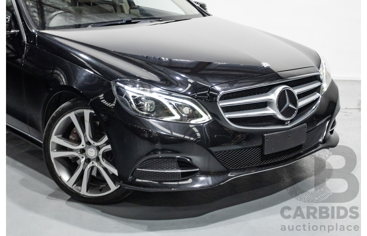 12/2015 Mercedes-Benz E400 212 MY15 4d Sedan Obsidian Black Metallic Twin Turbo V6 3.0L