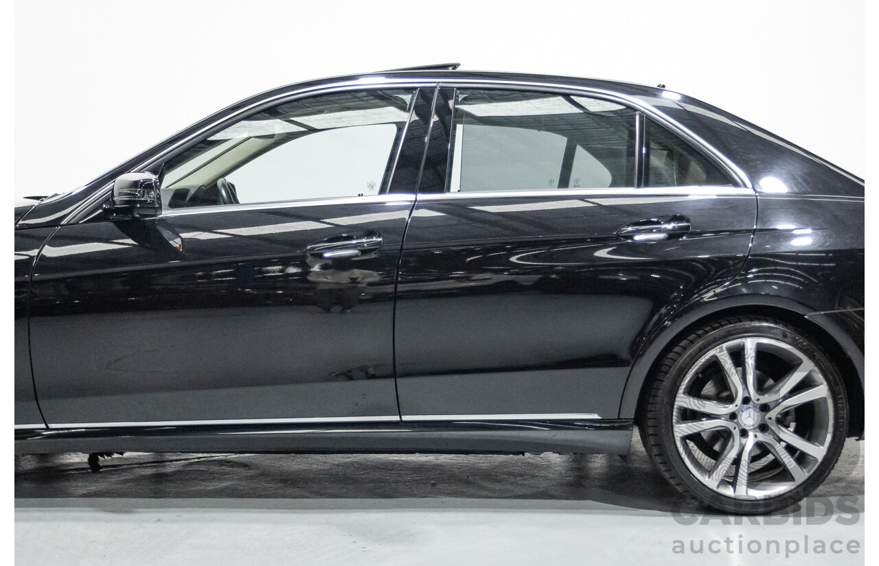 12/2015 Mercedes-Benz E400 212 MY15 4d Sedan Obsidian Black Metallic Twin Turbo V6 3.0L