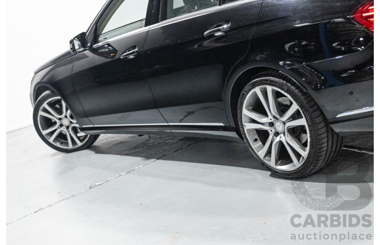 12/2015 Mercedes-Benz E400 212 MY15 4d Sedan Obsidian Black Metallic Twin Turbo V6 3.0L