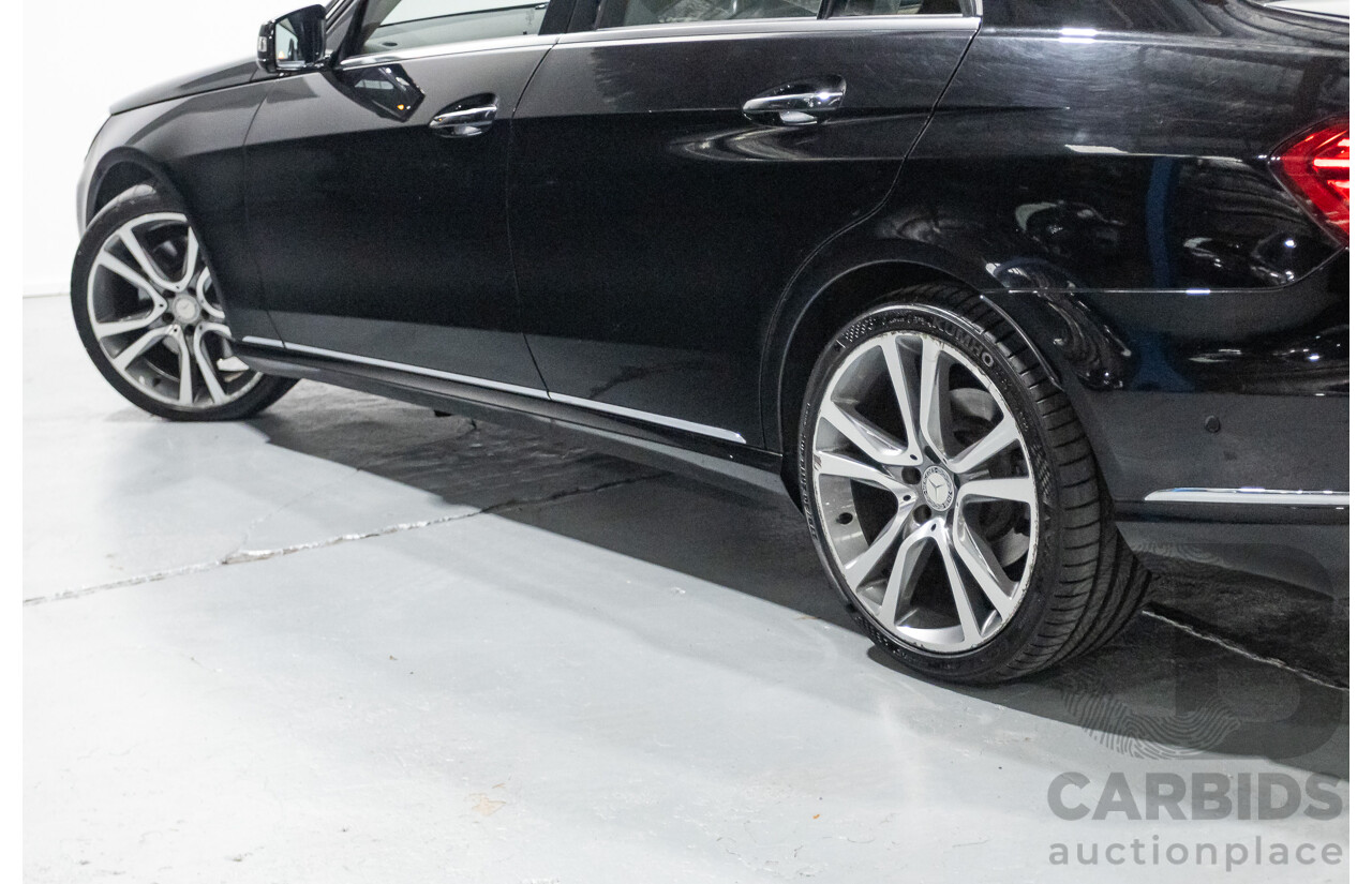 12/2015 Mercedes-Benz E400 212 MY15 4d Sedan Obsidian Black Metallic Twin Turbo V6 3.0L