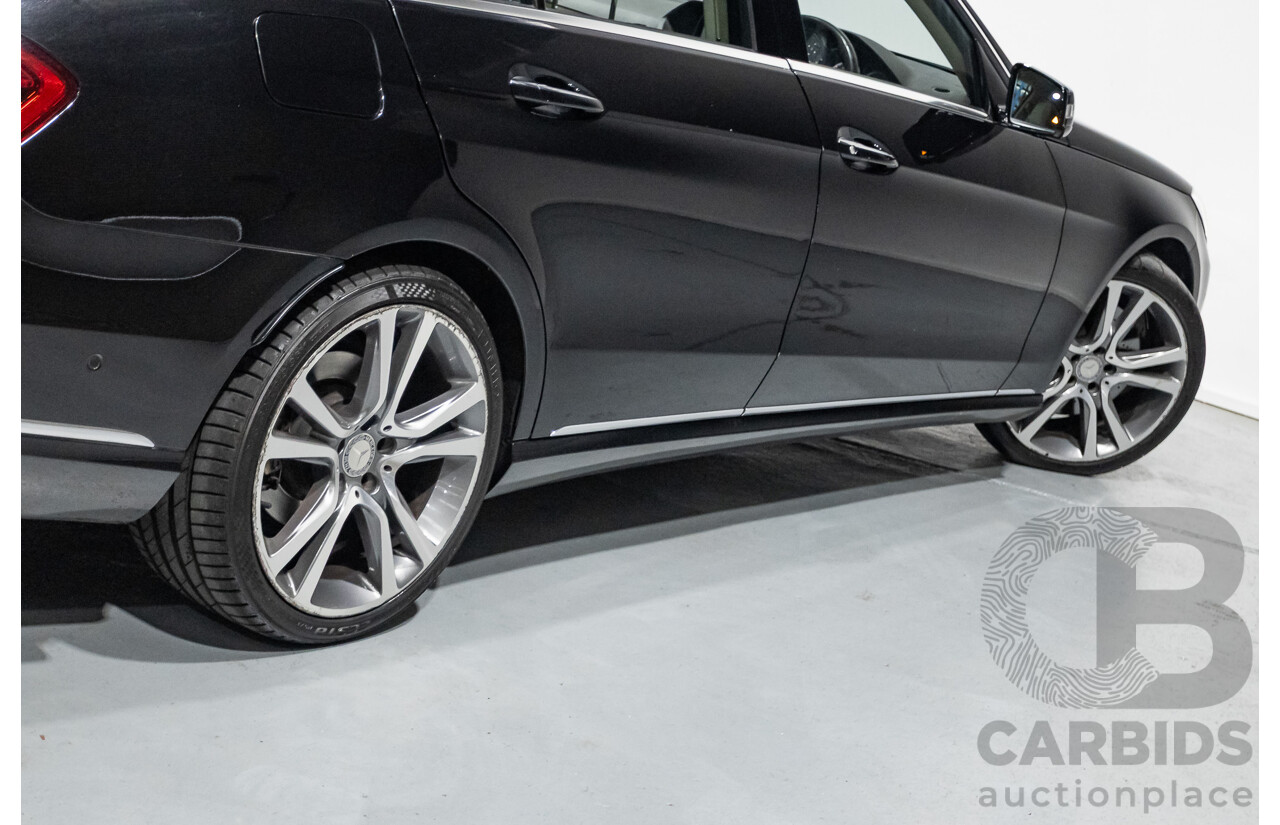 12/2015 Mercedes-Benz E400 212 MY15 4d Sedan Obsidian Black Metallic Twin Turbo V6 3.0L