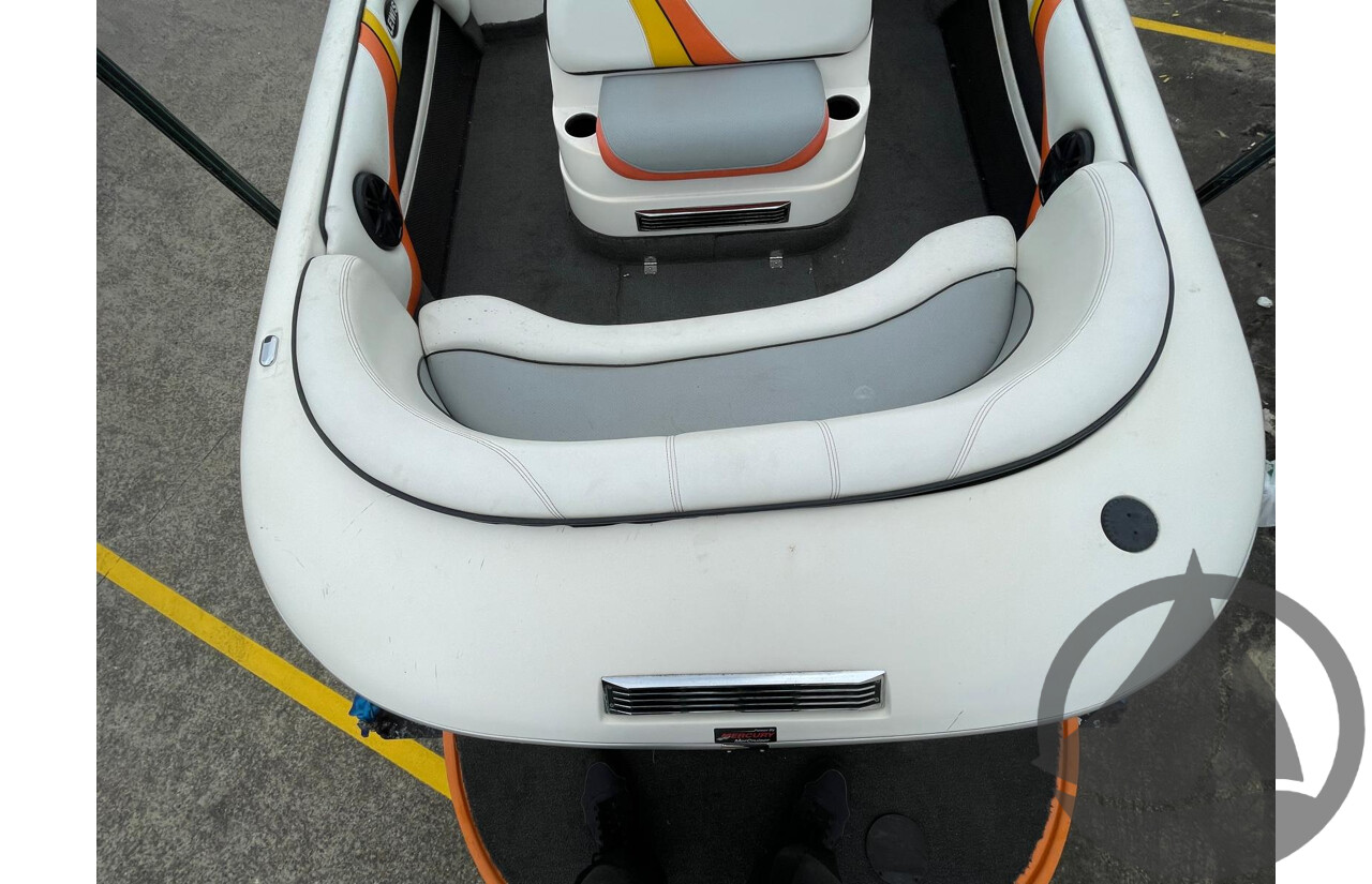 NO RESERVE - 2008 Lewis Outback Ski Boat, 6.2 Mercruiser Scorpio V8, 337 Hrs