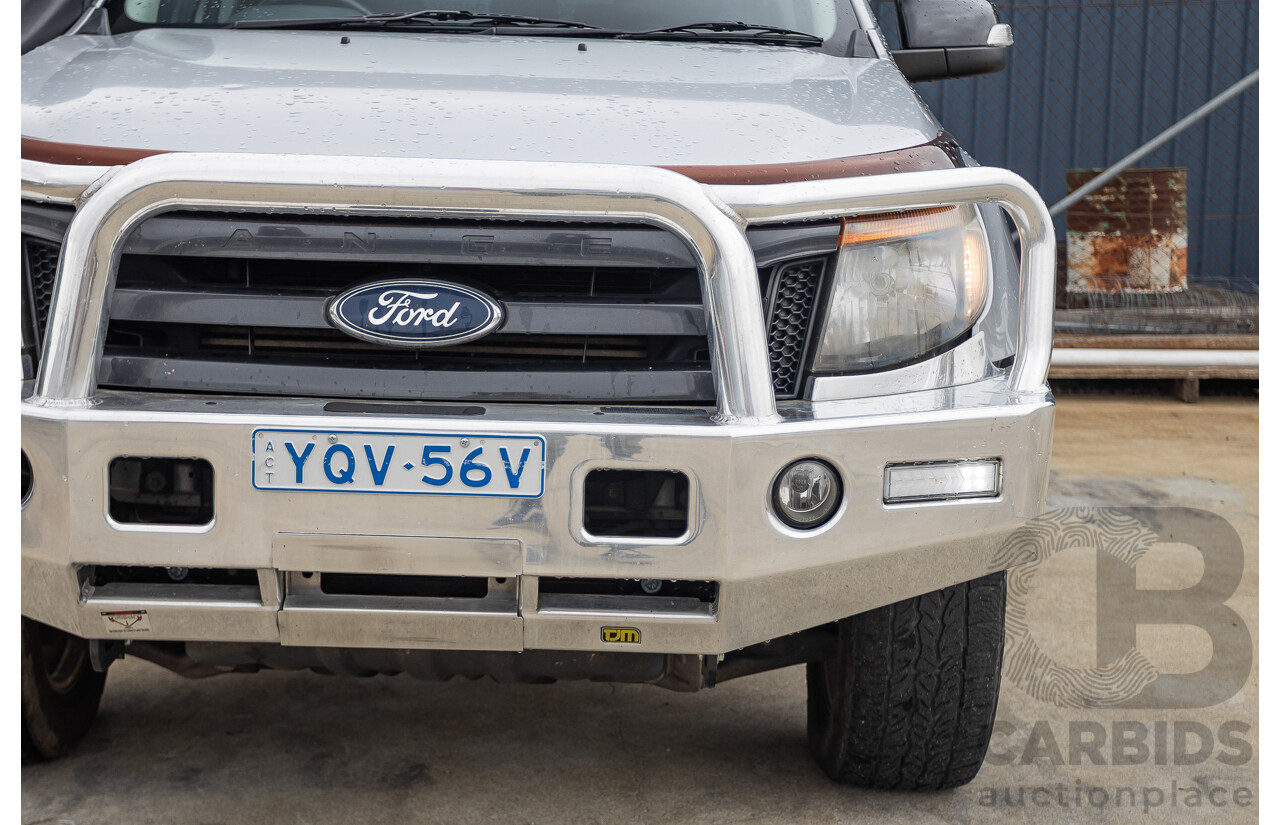 5/2015 Ford Ranger Wildtrak 3.2 (4x4) PX Crew Cab Utility Highlight Silver Metallic Turbo Diesel 3.2L