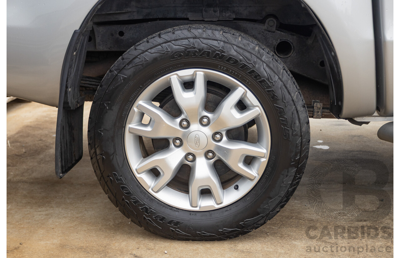 5/2015 Ford Ranger Wildtrak 3.2 (4x4) PX Crew Cab Utility Highlight Silver Metallic Turbo Diesel 3.2L