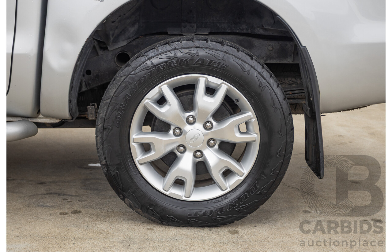 5/2015 Ford Ranger Wildtrak 3.2 (4x4) PX Crew Cab Utility Highlight Silver Metallic Turbo Diesel 3.2L
