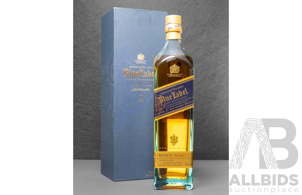 Johnnie Walker Blue Label Blended Scotch Whisky in Presentation Box