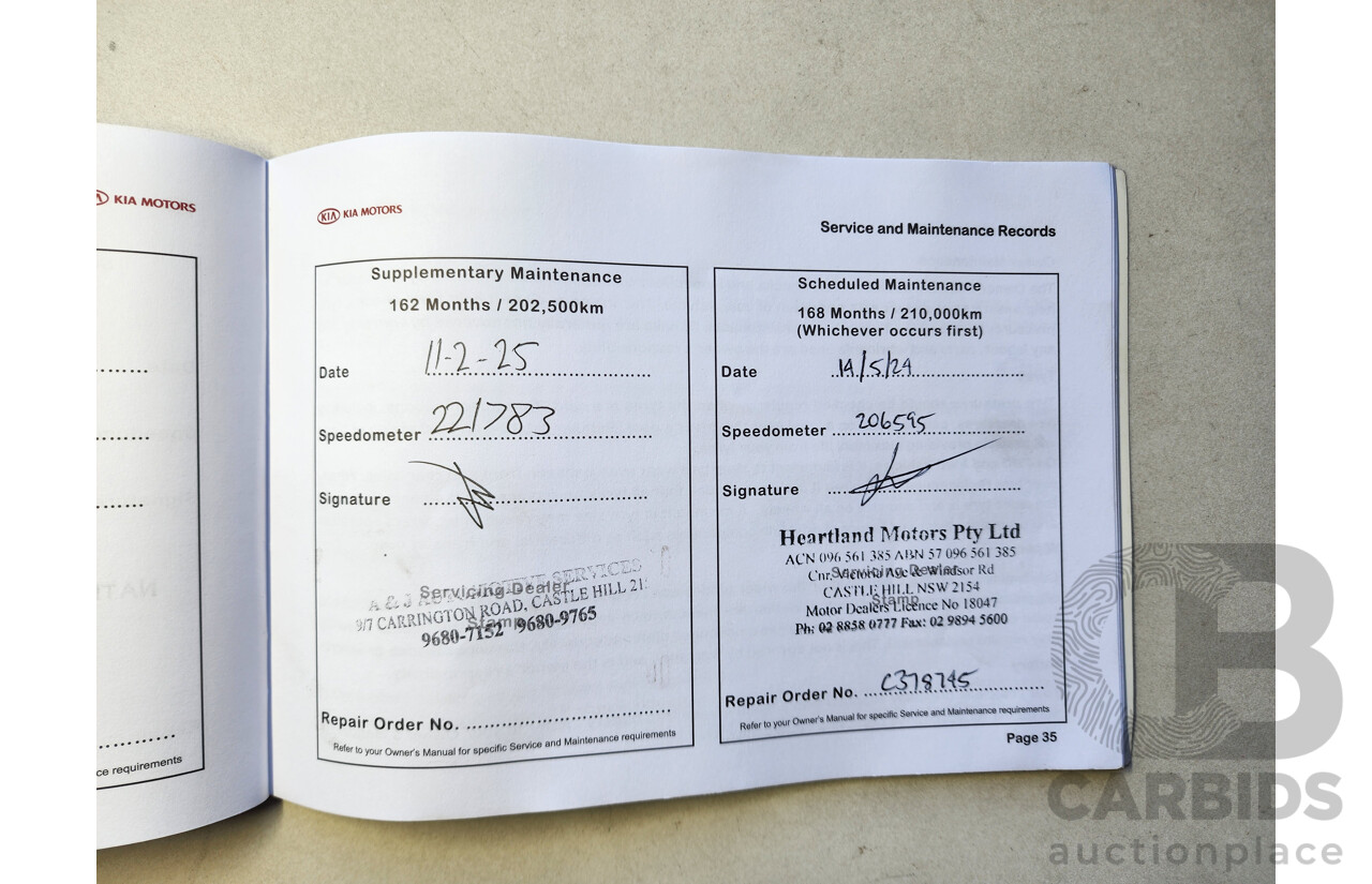 11/2011 Kia Cerato Si TD MY11 4d Sedan Grey 2.0L