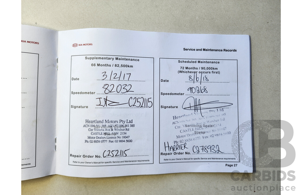 11/2011 Kia Cerato Si TD MY11 4d Sedan Grey 2.0L
