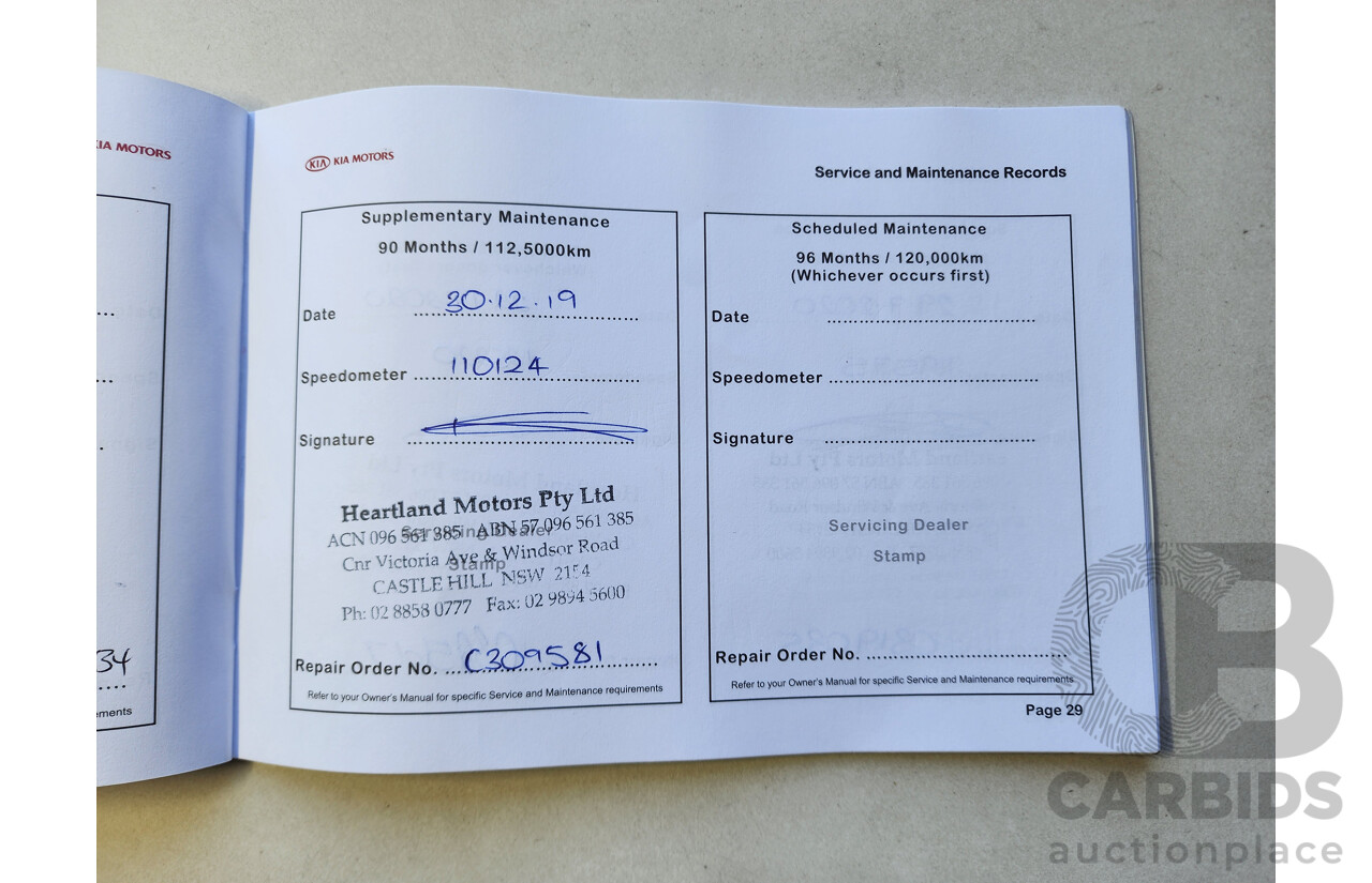 11/2011 Kia Cerato Si TD MY11 4d Sedan Grey 2.0L