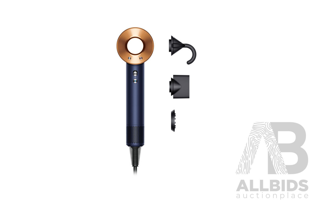 Dyson 113297 Supersonic™ Hair Dryer (Prussian Blue/Rich Copper) - ORP $599 (Includes 1 Year Warranty From Dyson)