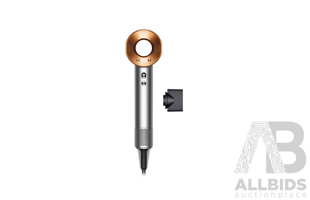 Dyson 110442 Supersonic Origin Hair Dryer (Nickel/Copper) - ORP $499 (Includes 1 Year Warranty From Dyson)