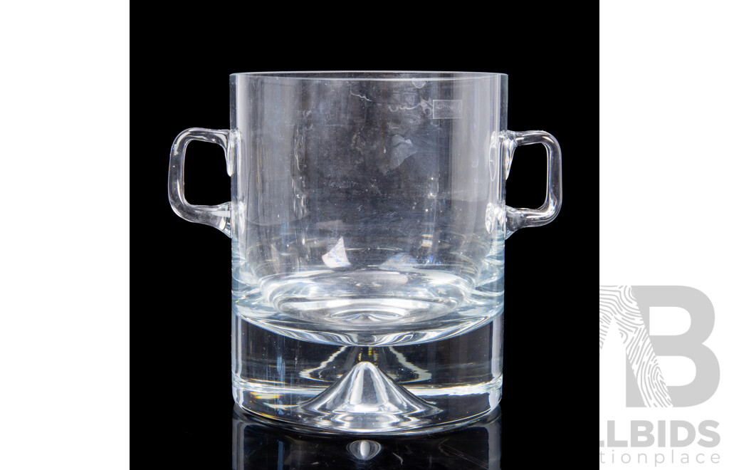 Vintage Krosno Crystal Ice Bucket