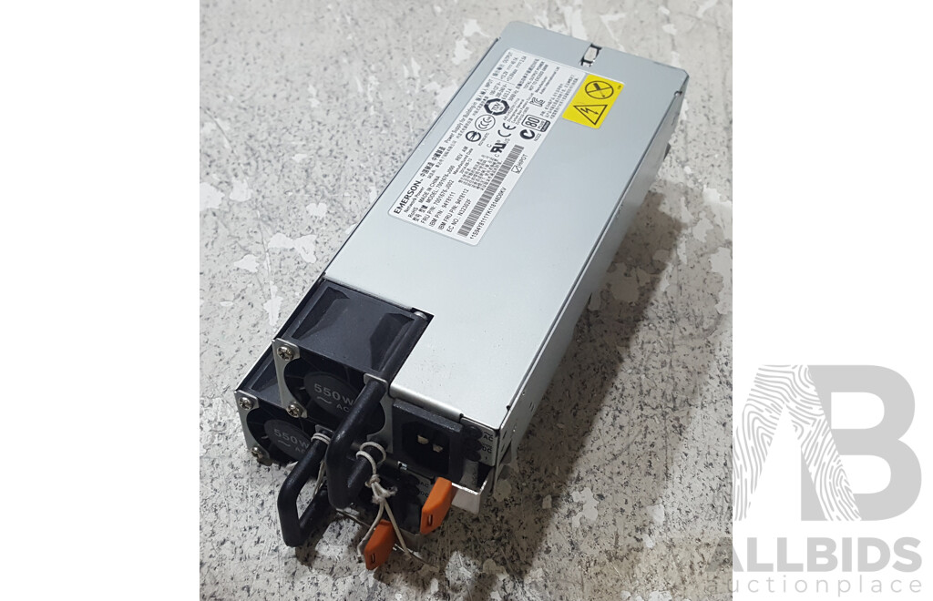 Emerson (7001676-J000) 550W 80+ Platinum Power Supply - Lot of Two