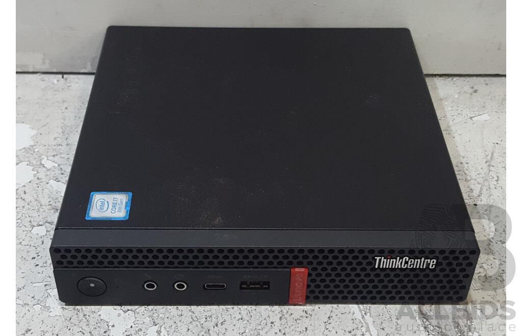 Lenovo ThinkCentre M720q Intel Core i7 (8700T) 2.40GHz-4.00GHz 6-Core CPU Tiny Form Factor Desktop Computer w/ Power Adapter