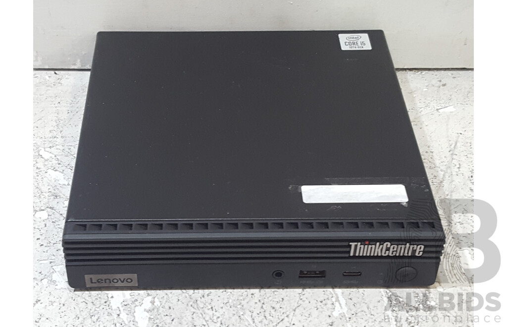 Lenovo ThinkCentre M70q Intel Core i5 (10400T) 2.00GHz-3.60GHz 6-Core CPU Tiny Form Factor Desktop Computer w/ Power Adapter