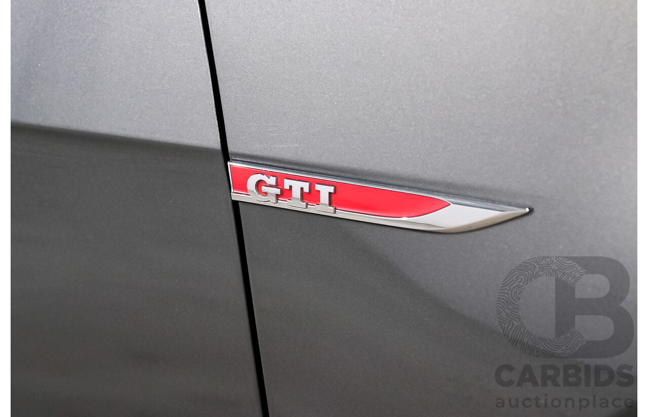 05/2019 Volkswagen Golf GTi (FWD) AU MY19 5D Hatchback Indium Grey Metallic Turbo 2.0L